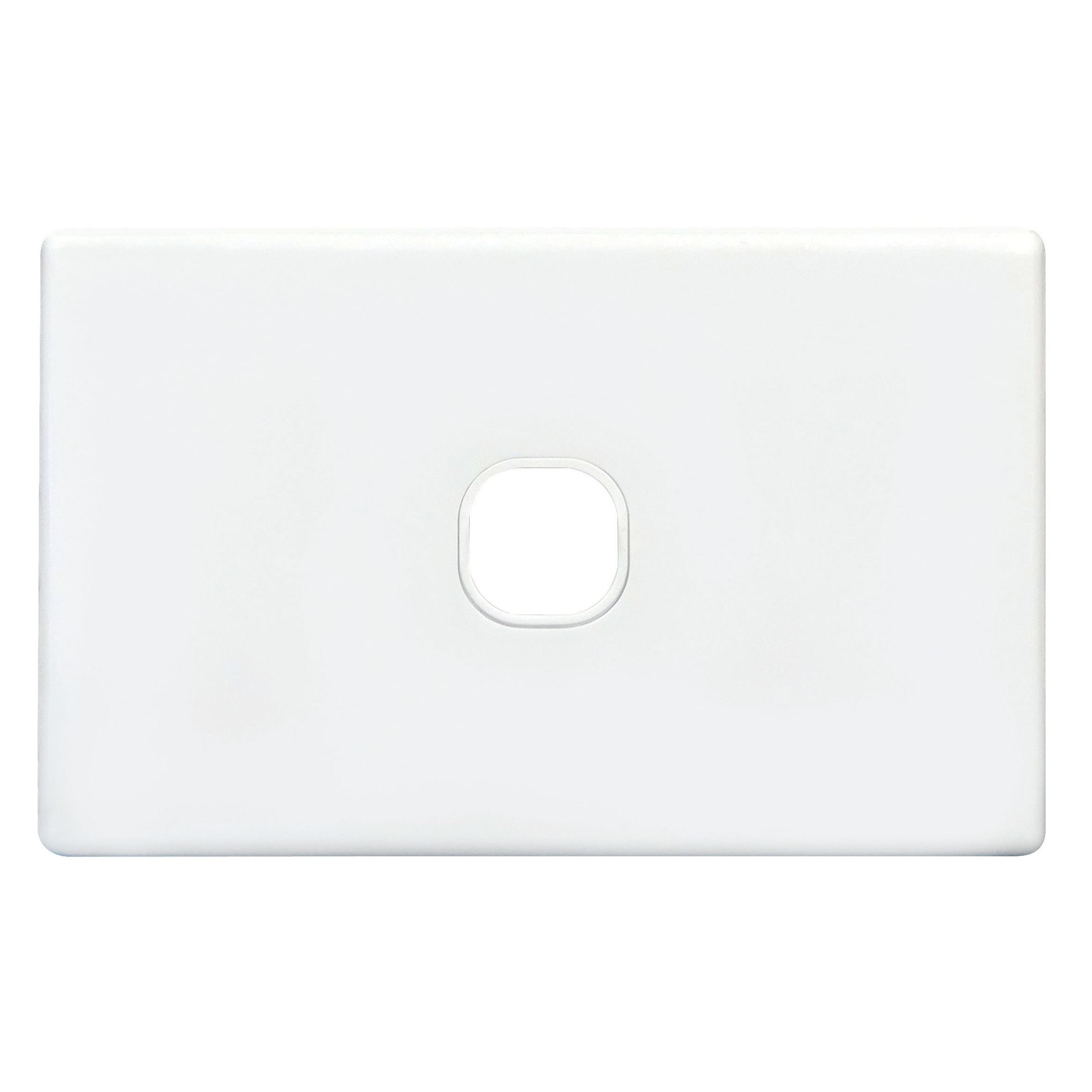 1Gang Grid & Cover Plate - White